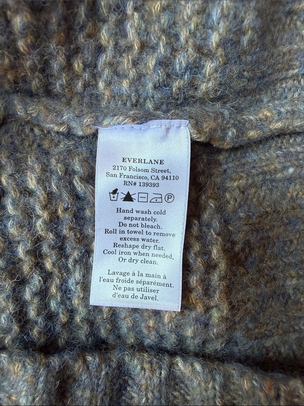 NWT Everlane Women’s Waffle Sweater (wool, cotton, alpaca) - Picture 4 of 8